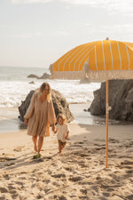 Load image into Gallery viewer, Yellow Amber Fringe Tassel Beach Umbrella
