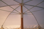Load image into Gallery viewer, Vintage White Fringe Tassel Patio &amp; Beach Umbrella

